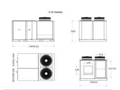 المكيف المركزي كرافت 16 حصان - بارد