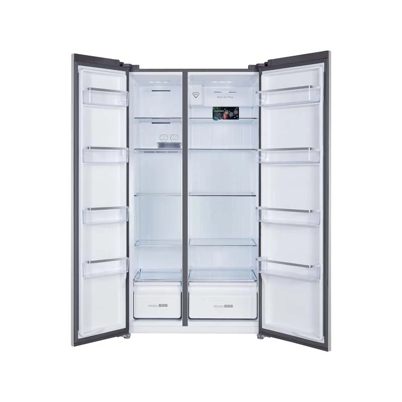 ثلاجة بابين دولابي جنرال سوبريم 17.2 قدم انفيرتر ستيل