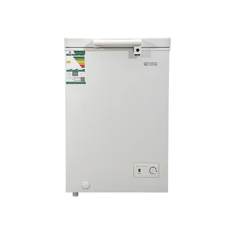 فريزر افقي جنرال سوبريم 3.5 قدم أبيض